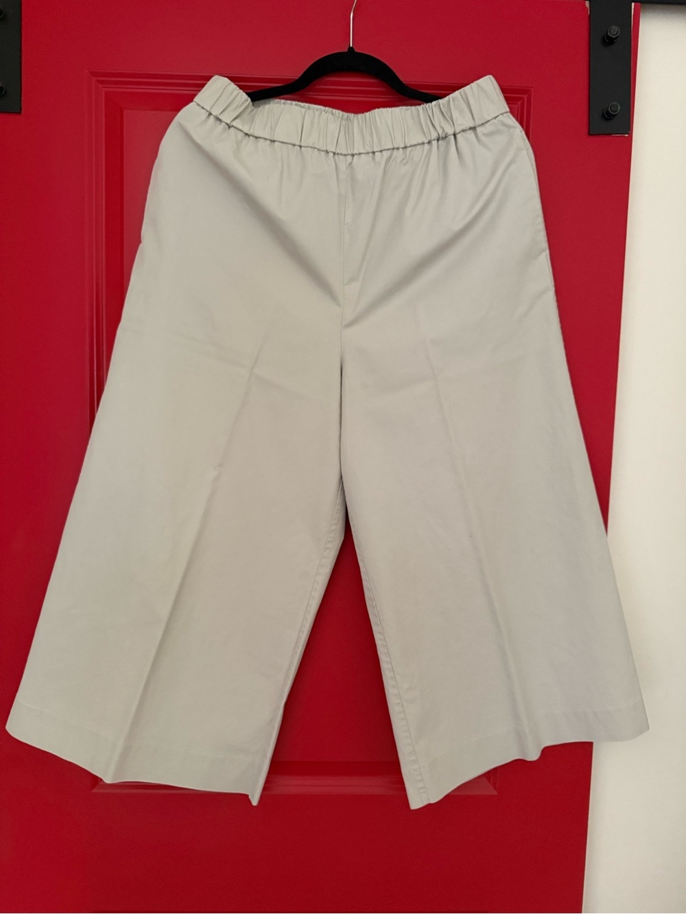 COS Light Beige-Tone High-Rise Trousers